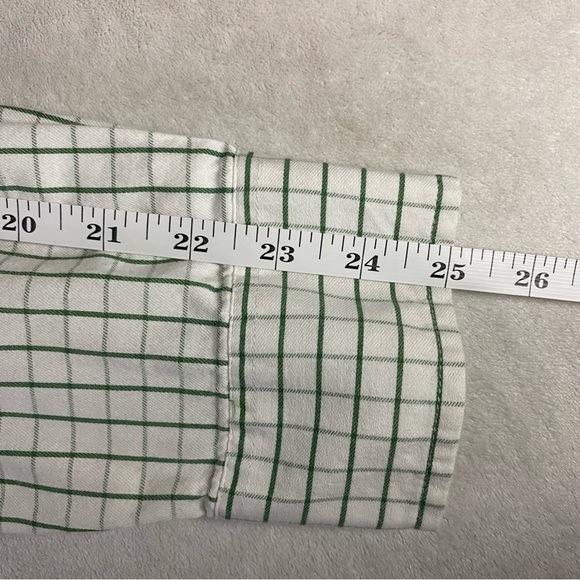 Chaps Button Down Long Sleeve Checkered Shirt Size L Embroidered Logo - Picture 3 of 7